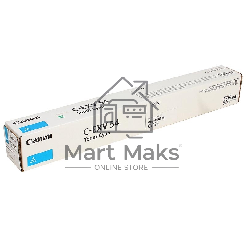 Картридж лазерный Canon C-EXV54C (1395C002) голубой (8 500) для Canon imageRUNNER C3226i/C3025i/C3025/C3125