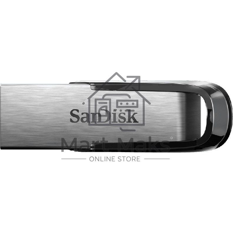 Флешка USB Sandisk CZ73 Cruzer Ultra Flair (SDCZ73-032G-G46), 32Gb, USB 3.0, R/W 150/45, серебристый/черный
