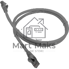 Патч-корд Lanmaster LSZH FTP кат.6A, 7.0 м, серый