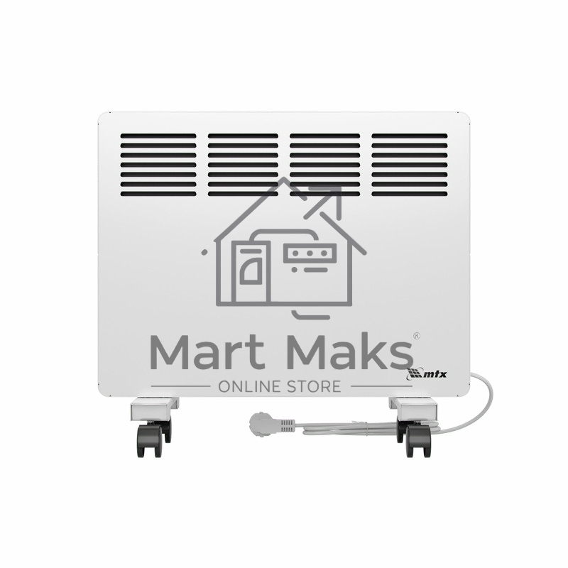Конвектор MTX КМ-1000.1 белый, 1000 Вт, 15 м2, термостат