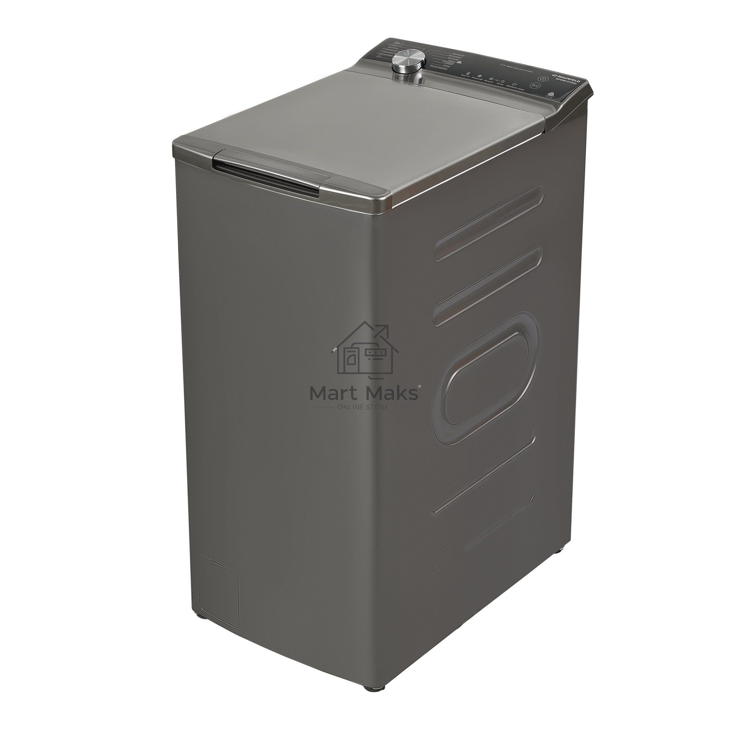 Стиральная машина Maunfeld SILVER MFWM127ISSL серебристый, загрузка вертикальная 7 кг, 1200 об/мин., класс: А+++