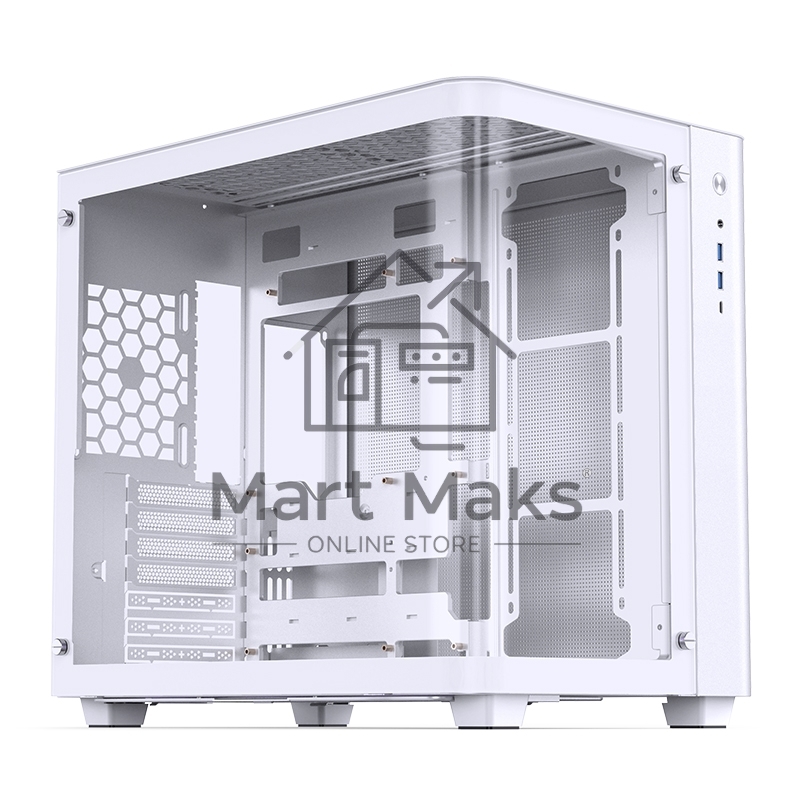 Корпус без блока питания Корпус JONSBO TK-3 White ATX без БП, mini-ITX, micro-ATX, белый