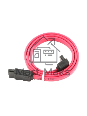 Кабель интерфейсный SATA Cablexpert CC-SATADATA90-N, Sata3 7pin/7pin угловой, медн.проводник, 50см, пакет