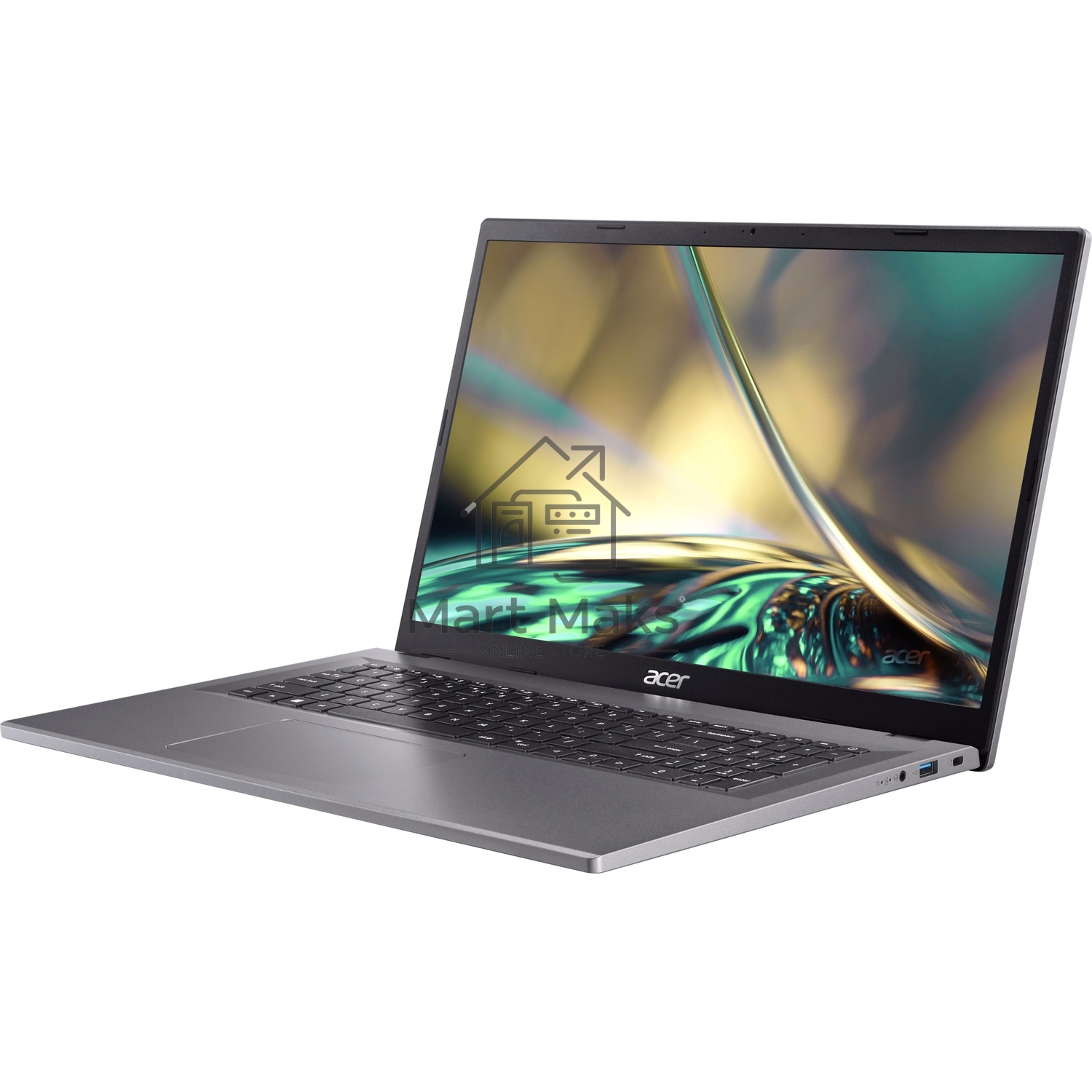 Ноутбук Acer Aspire 3 A317-55P-P3G1 серебристый 17.3