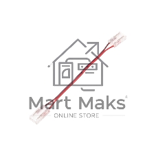 Коннектор I-образный Rexant гибкий для одноцветной светодиодной ленты COB 8мм