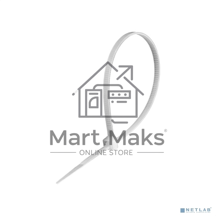 Стяжка (хомут) нейлоновая ExeGate EX293125RUS CV66-80x2.5W (нейлон 6.6, 80x2.5мм, неоткрывающаяся, halogen free, -40°C - +85°C, белая, 100 шт)