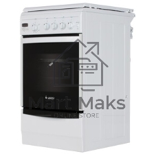 Плита газовая Gefest ПГ 5100-04 белый, конфорок 4 шт, духовка 52 л, 50 см x 85 см x 58.5 см