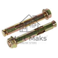 Анкерный болт Tech-Krep HNM 10х77 с 6-ти гр. гайкой 50 штук 117945