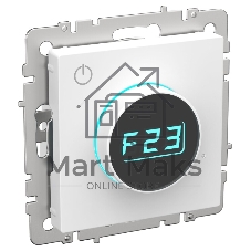 Термостат электронный с индикацией BRITE СП IP20 ТС10-1-БрБ бел. IEK BR-RT11-K01