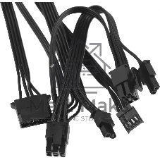 Блок питания MSI MAG A600DN (306-7ZP6B11-809), 600 Вт, 80 PLUS WHITE, 120 мм, черный