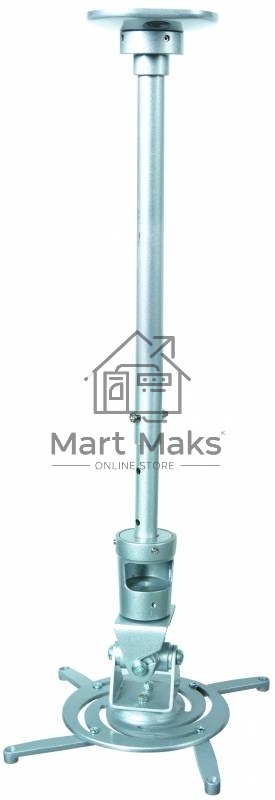 Кронштейн для проектора Cactus CS-VM-PR01L-AL серебристый макс.10кг настенный и потолочный поворот и наклон