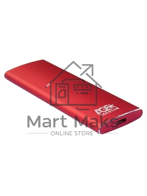 Внешний корпус SSD AgeStar 3UBNF2C m2 NGFF 2280 B-Key USB 3.1 алюминий черный