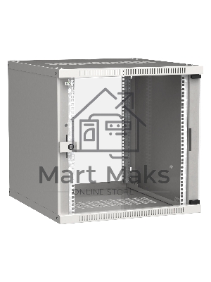 Шкаф ITK LWE3-09U64-GF LINEA WE 9U 600x450 мм дверь стекло серый