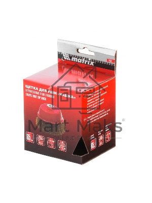 Щетка Matrix для УШМ, 65 мм, М14, 