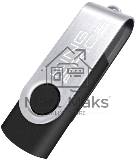 Флешка USB R/W KingPrice 8GB KPFD2 KPFD2A008ABK USB2.0 черный