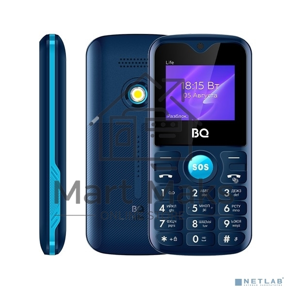 Мобильный телефон BQ 1853 Life синий
