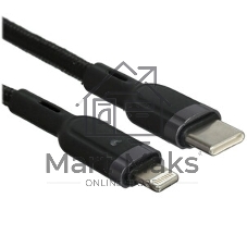 Кабель Hoco U117 IP(01467) USB Type-C-Lightning (m) 1.2м черный