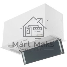 Вытяжка встраиваемая Elikor Cube 60П-1000 белый SM/белый, 59.8 см, 1000 куб. м/ч, 57 дБ