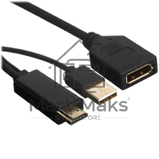 Адаптер USB TO DP(F) CG599E-0.15M 4K*60HZ VCOM