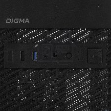 Компьютерный корпус Digma DCC-MN303 черный без БП mATX 1x80мм 2x120мм 1xUSB 2.0 1xUSB 3.0 audio