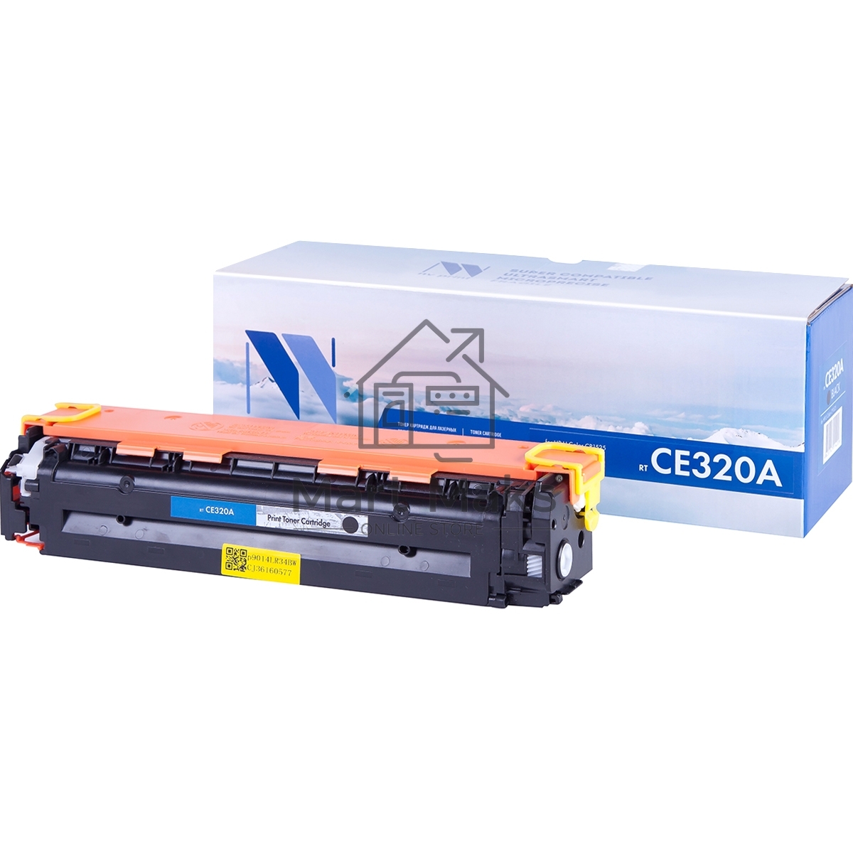 Картридж лазерный NVPrint совместимый HP CE320A черный для LJ Color CP1525 (2000k)