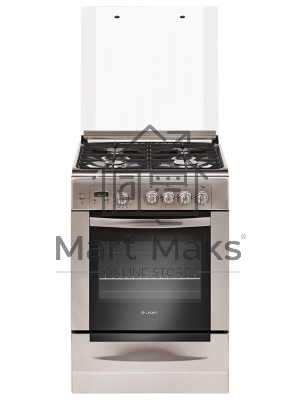 Плита газовая Gefest ПГ6100-03 0004 серебристый, конфорок 4 шт, духовка 52 л, 60 см x 85 см x 60 см