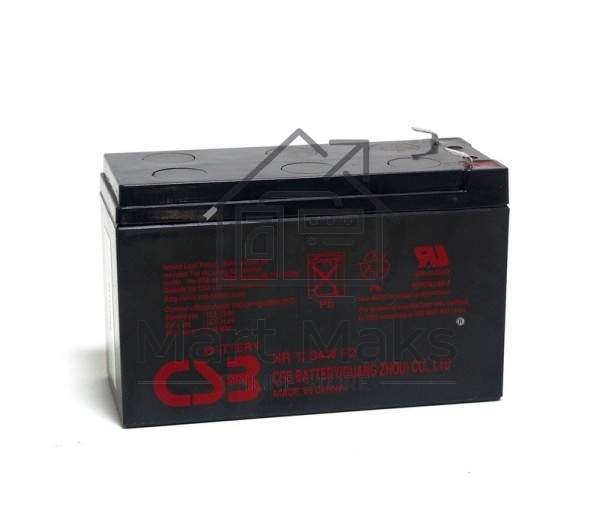 Батарея CSB HR 1234W (12V, 9Ah) клеммы F2