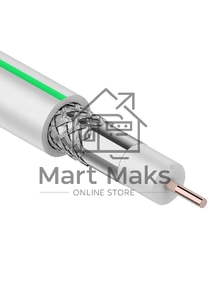 Кабель коаксиальный PROconnect SAT 703 B, CCS/Al/Al, 75%, 75 Ом, бухта 100 м, белый