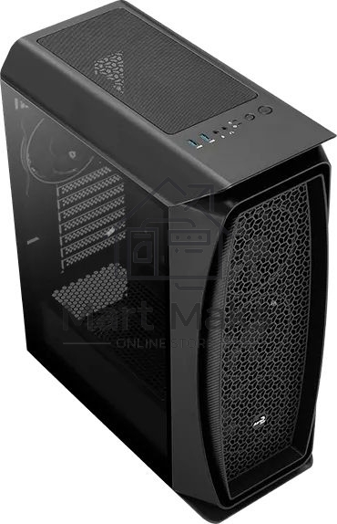Компьютерный корпус Aerocool / Formula Aero One Eclipse-G-BK-v1 черный без БП ATX 4x120mm 2xUSB3.0 audio