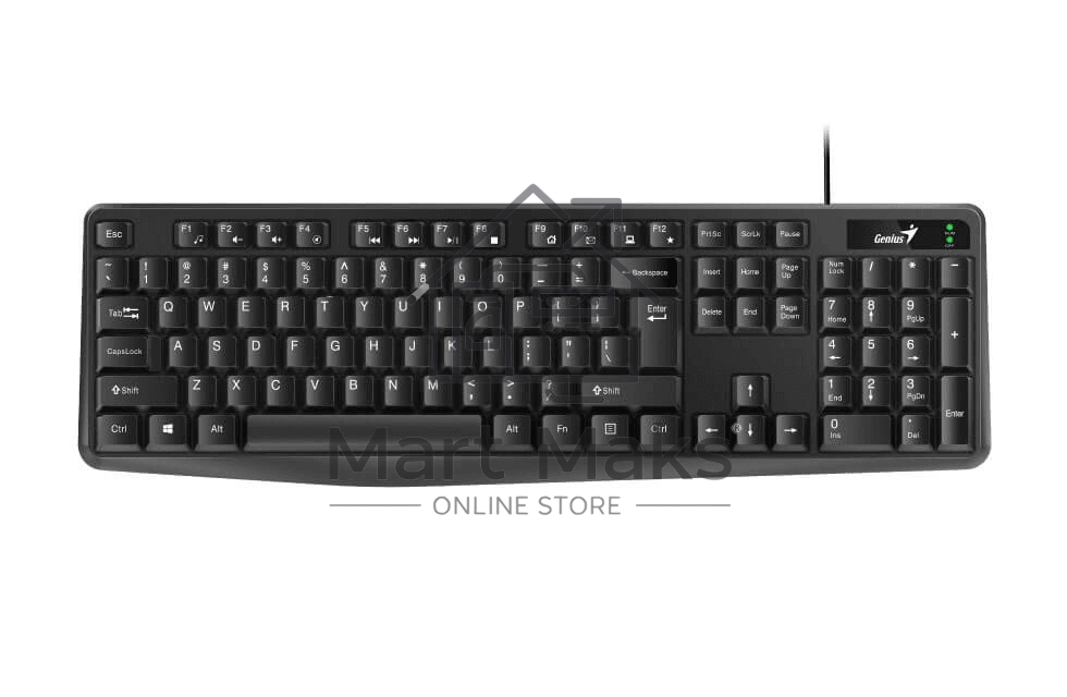 Клавиатура Genius Smart KB-117 проводная, USB, черный