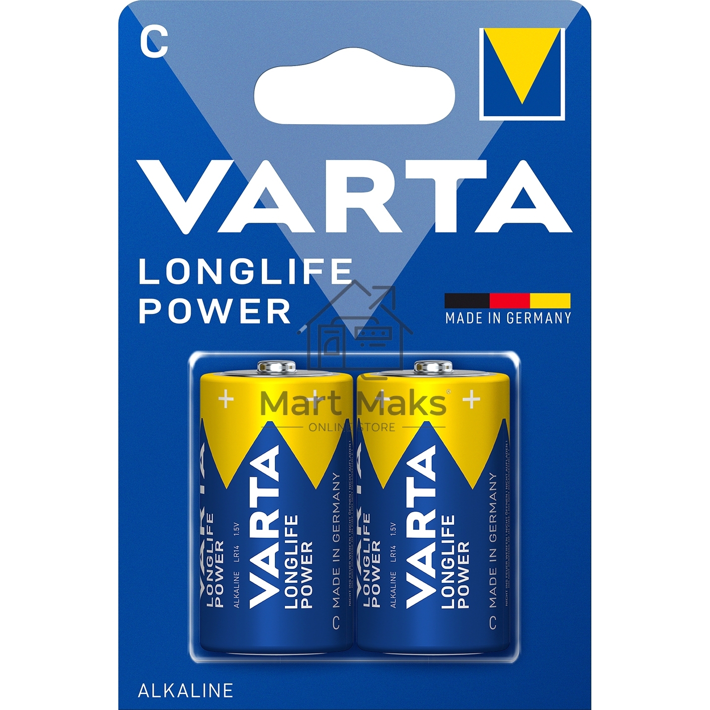 Батарейка VARTA LONGL. POWER C бл. 2