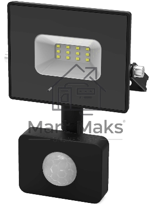 Прожектор светодиодный Gauss Elementary LED 10W 700lm IP65 6500К с датчиком движения 1/40