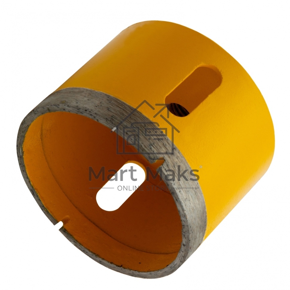 Сверло алмазное по керамограниту Denzel 75мм мокрое резание, М14 72695