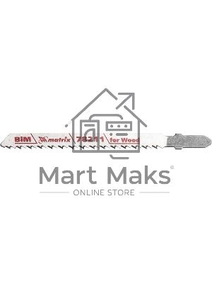 Полотна для электролобзика Matrix по дереву, 3 шт. T101BF, 75 x 2,5мм, Bimetal