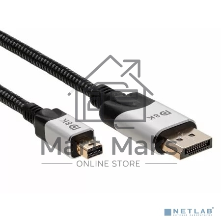 Кабель-переходник Mini DisplayPort M -> Display Port M 1.4V 3м VCOM