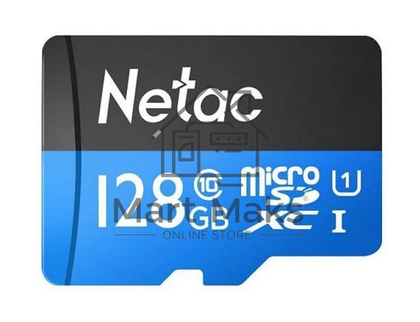 Флеш-Карта NeTac P500 Standard MicroSDXC 128GB U1/C10 up to 80MB/s, retail pack card only