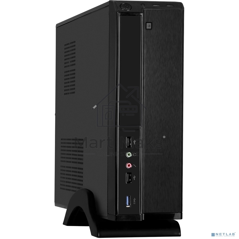 Компьютерный корпус Desktop ExeGate MI-207U-300W-8 (miniITX/mATX, БП M300 с вент. 8см, 1*USB+1*USB3.0, аудио, черный)