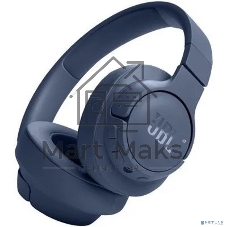 Беспроводные/проводные наушники JBL Tune 720BT синий, полноразмерные, Bluetooth + проводной, до 76 ч.
