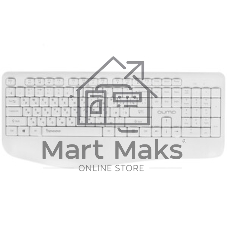 Комплект клавиатура+мышь Qumo Space K57/M75 беспроводной, USB, 1200 DPI, белый