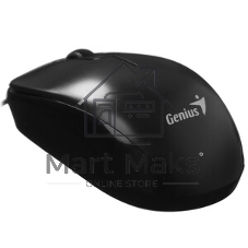 Мышь проводная Genius DX-110 черный, 1000 dpi, USB, кнопки - 3