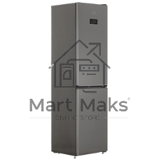 Холодильник Beko B3R0CNK332HX серебристый двухкамерный 200/100л морозилка снизу No Frost