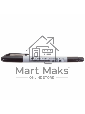 Маркер перманентный двухсторонний Crown 