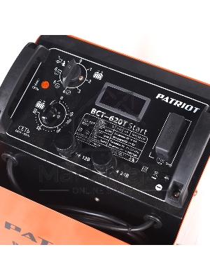 Устройство пуско-зарядное PATRIOT BCT-620T Start220В±15% 3300Вт 12/24В з/п90/550А 50-1000А/ч 25кг
