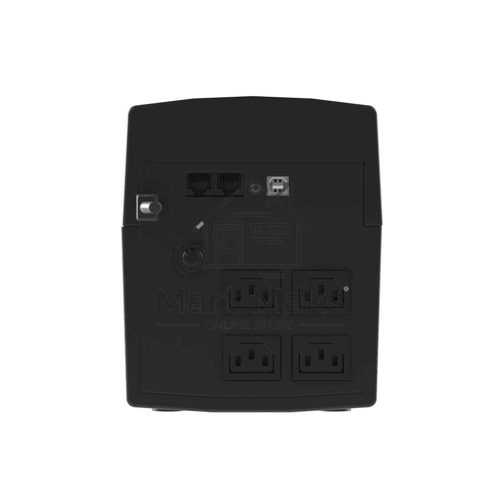 Источник бесперебойного питания ИБП Info LCD 1500В.А IEC C13 (4) USB + RJ45 DKC INFOLCD1500I