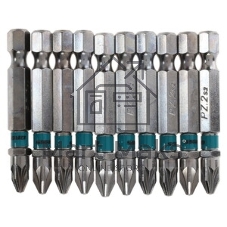 Бита Gross PZ2х50 мм, сталь S2, шестигр., отрывн., 10 шт.
