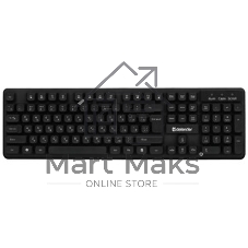 Комплект клавиатура+мышь Defender Milan C-992 беспроводной, USB, 1000 DPI, чёрный