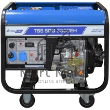 Электрогенератор дизельный ТСС SDG 3300EH, 3.3 кВт, 85 дБ, 78 кг