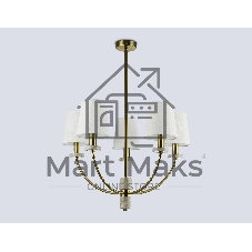 Люстра Ambrella light LH75351/5 SB/WH бронза/белый E14*5 max 40W D630*780