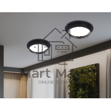Светильник Ambrella light TN5227 BK черный GX53 D110*35