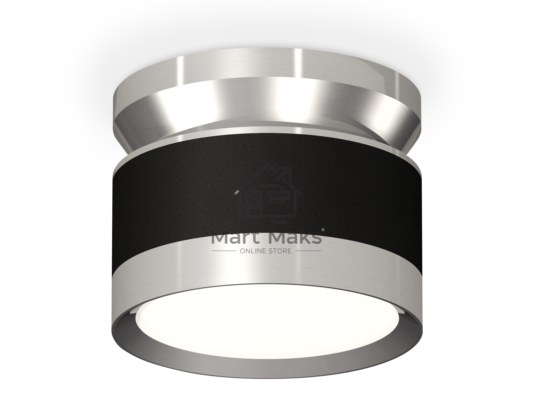 Светильник Ambrella Light XS8102055 SBK/PSL черный песок/серебро полированное GX53 (N8904, C8102, N8118)